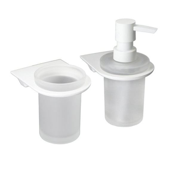Набор Стакан Wasserkraft Kammel K-8328WHITE + Дозатор K-8399WHITE