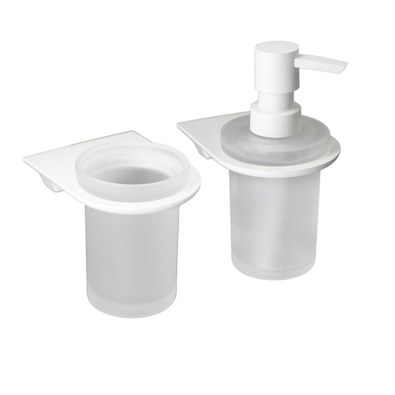 Набор Стакан Wasserkraft Kammel K-8328WHITE + Дозатор K-8399WHITE