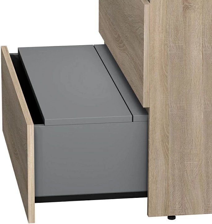 Тумба с раковиной AM.PM Gem S 75 напольная, светлый дуб