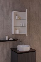 Зеркало в ванную с шкафом AQUAme AQM9202 60x80 Зеркало в ванную с шкафом AQUAme AQM9202 60x80