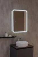 Зеркало в ванную с шкафом AQUAme AQM9202 60x80 Зеркало в ванную с шкафом AQUAme AQM9202 60x80