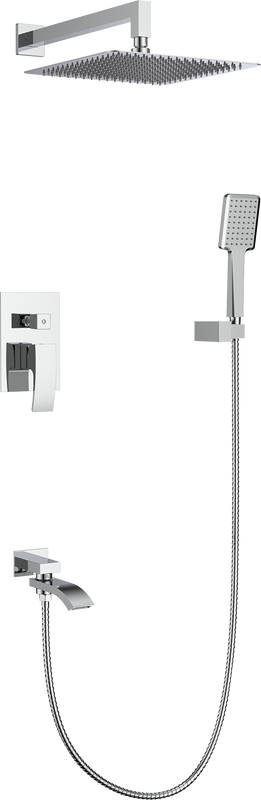 Душевой комплект Gappo G07-6 G7107 С ВНУТРЕННЕЙ ЧАСТЬЮ, хром
