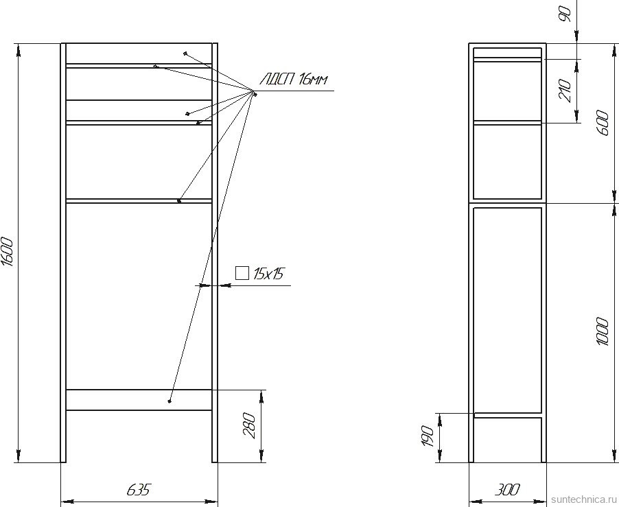 Шкаф в туалет Sanflor 82613185 белый муар