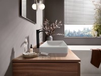 Смеситель для раковины Hansgrohe Vivenis 250 75040670 матовый черный