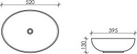 Накладная раковина Ceramicanova Element CN6017MDH темный антрацит
