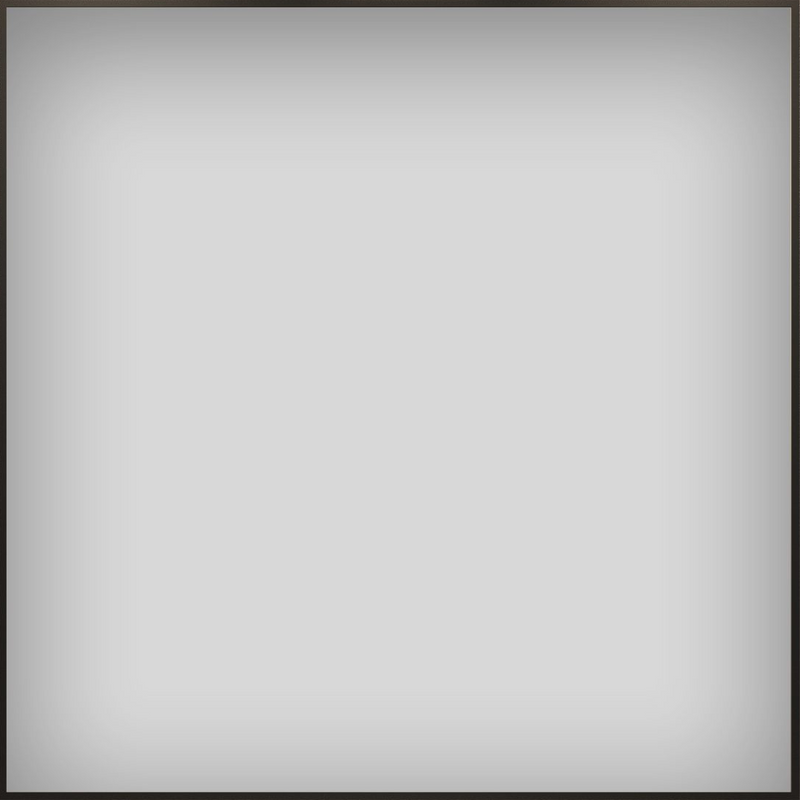 Зеркало Wellsee 7 Rays’ Spectrum 75х75 черное матовое