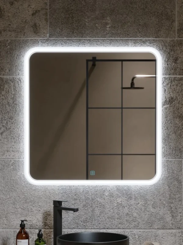 Зеркало Alavann Anna 80x80 с подсветкой