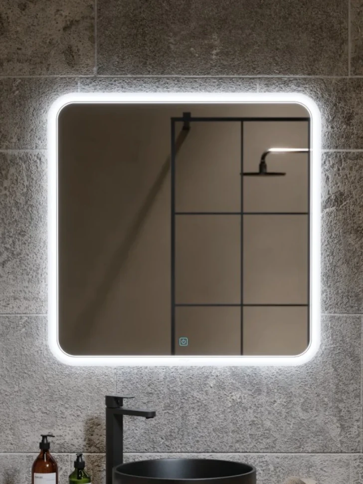 Зеркало Alavann Anna 80x80 с подсветкой