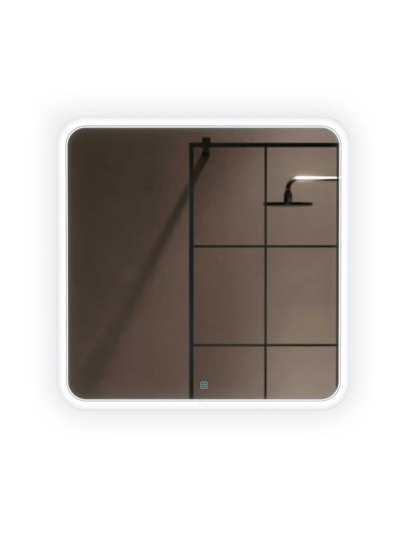 Зеркало Alavann Anna 80x80 с подсветкой