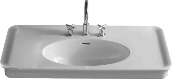 Раковина Hatria Dolcevita Y0F001 100 см, белая