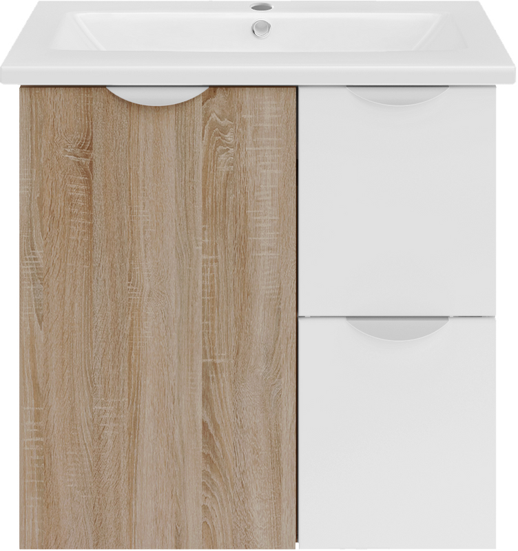 Мебель для ванной комнаты ASB-Mebel Лавре 60 дуб бардолино, белый