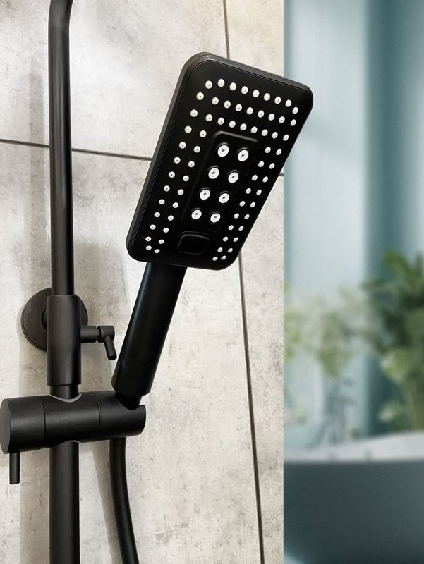 Душевая стойка AltroBagno Lamberto AltroBagnoLamberto030103MB матовая черная