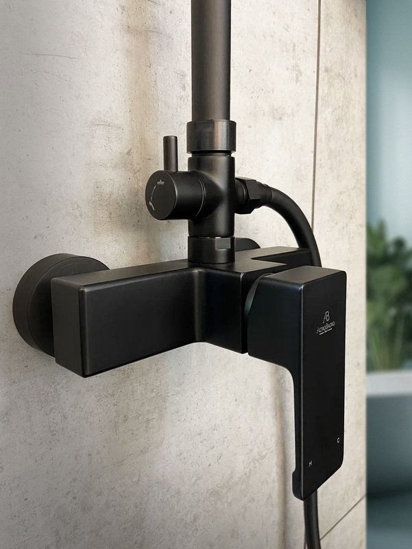 Душевая стойка AltroBagno Lamberto AltroBagnoLamberto030103MB матовая черная