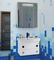 Мебель для ванной комнаты Vod-Ok Квадро 60 белая Мебель для ванной комнаты Vod-Ok Квадро 60 белая