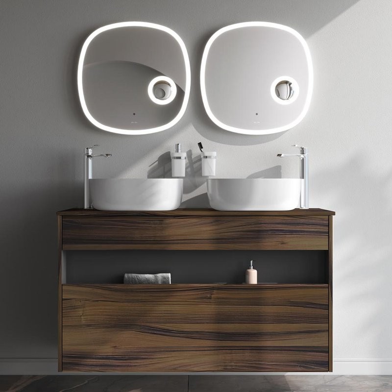 Мебель для ванной комнаты AM.PM Func 120 дуб крафт, со столешницей, раковина M8FWCC30430WG