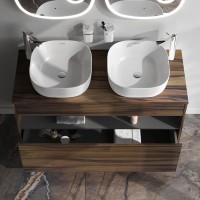 Мебель для ванной комнаты AM.PM Func 120 дуб крафт, со столешницей, раковина M8FWCC30430WG