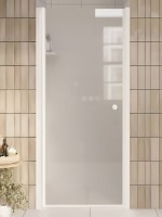 Душевая дверь в нишу Parly DE70F 70x185, профиль белый, стекло матовое