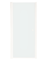 Душевая дверь в нишу Parly DE70F 70x185, профиль белый, стекло матовое