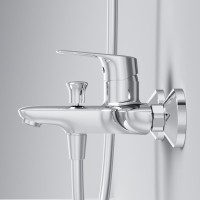 Душевой комплект Смеситель AM.PM Joy F85E10000 + Гарнитур Gem F0190000