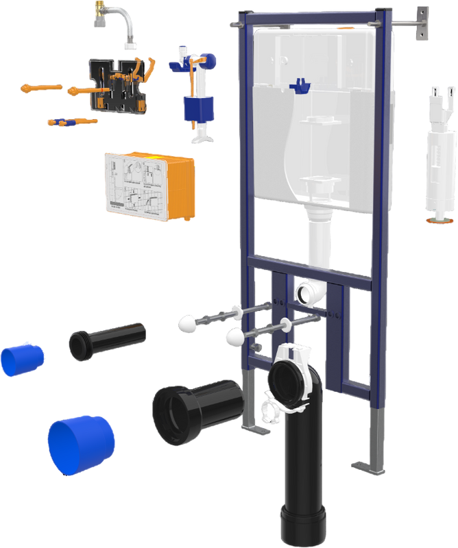 Комплект Унитаз подвесной Aqueduto Ovo OVO0140 безободковый, с микролифтом, черный матовый + Инсталляция DIWO + Кнопка 7311 хром матовый