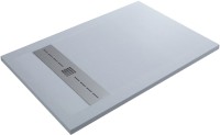 Поддон для душа Aquanet Delight 140x80 белый камень, с сифоном