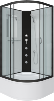 Душевая кабина Niagara Classic NG-6708-14BKG 90x90 см, без крыши, с гидромассажем