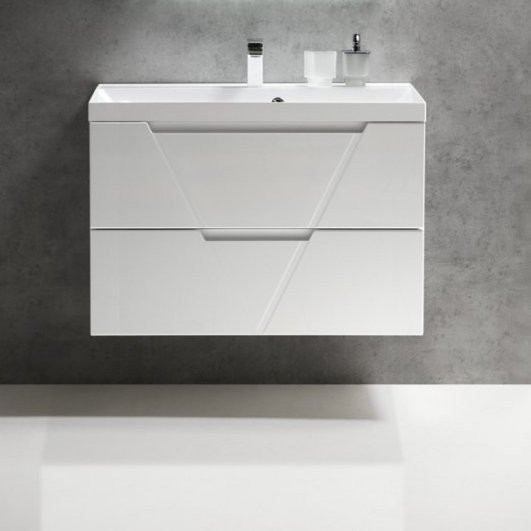 Тумба под раковину BelBagno Vittoria 90 bianco lucido