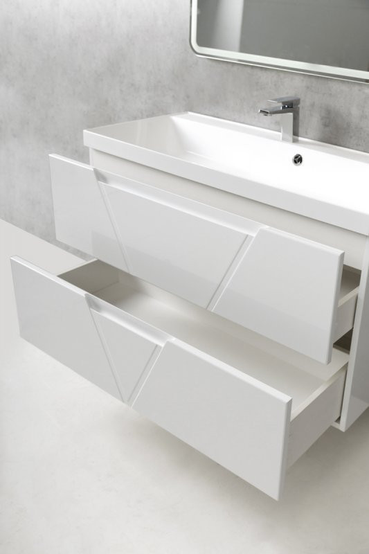 Тумба под раковину BelBagno Vittoria 90 bianco lucido