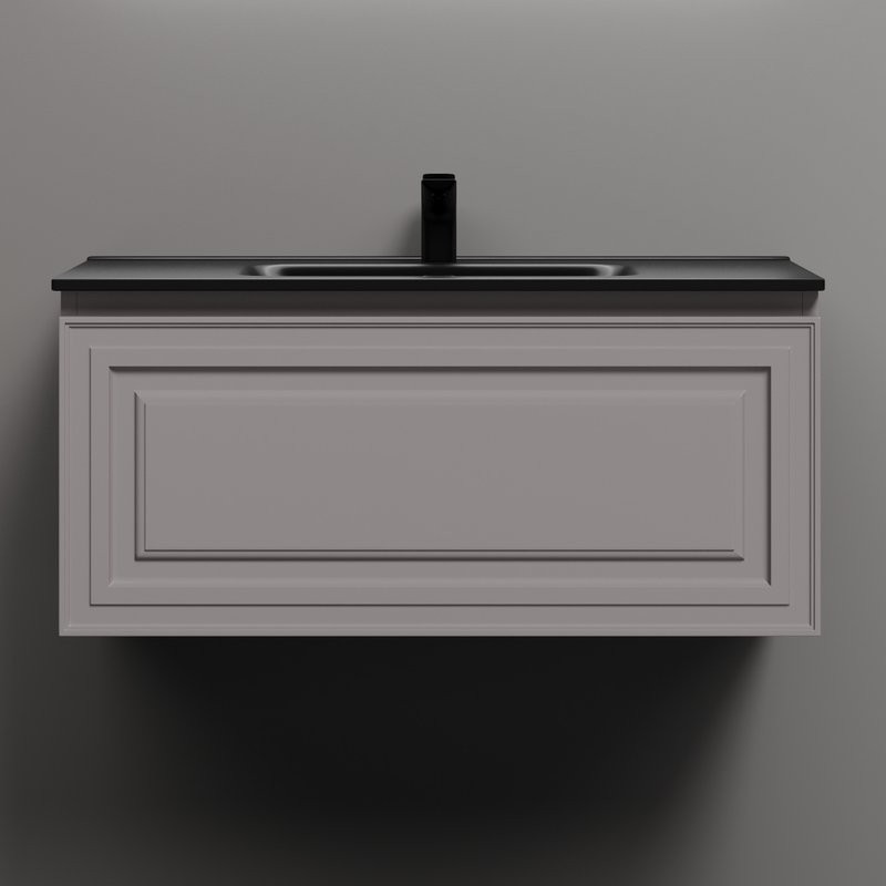 Тумба с раковиной Sancos Very 90 doha soft, раковина CN7002MB