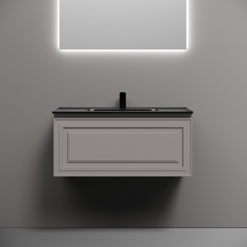 Тумба с раковиной Sancos Very 90 doha soft, раковина CN7002MB