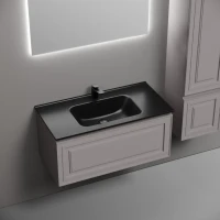 Тумба с раковиной Sancos Very 90 doha soft, раковина CN7002MB