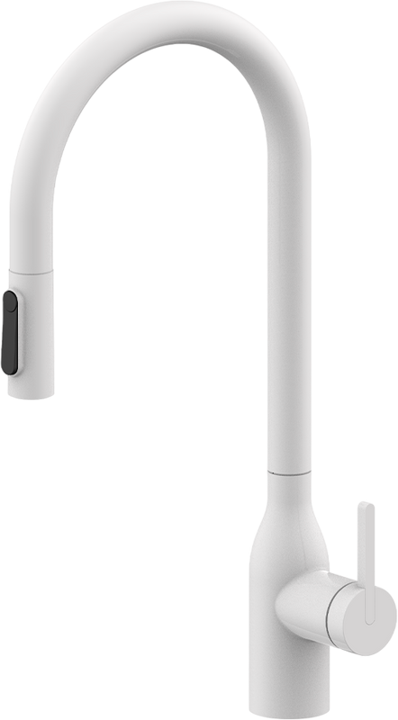 Смеситель для кухни Paulmark Universal Un213880-WH белый