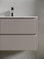 Тумба с раковиной Sancos Snob R 100 см, R, doha soft
