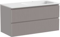 Тумба с раковиной Sancos Snob R 100 см, R, doha soft