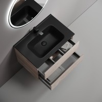 Мебель для ванной комнаты Sancos Marmi 2.0 70 дуб галифакс натуральный, раковина CN7007MB