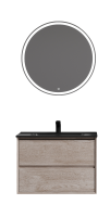 Мебель для ванной комнаты Sancos Marmi 2.0 70 дуб галифакс натуральный, раковина CN7007MB