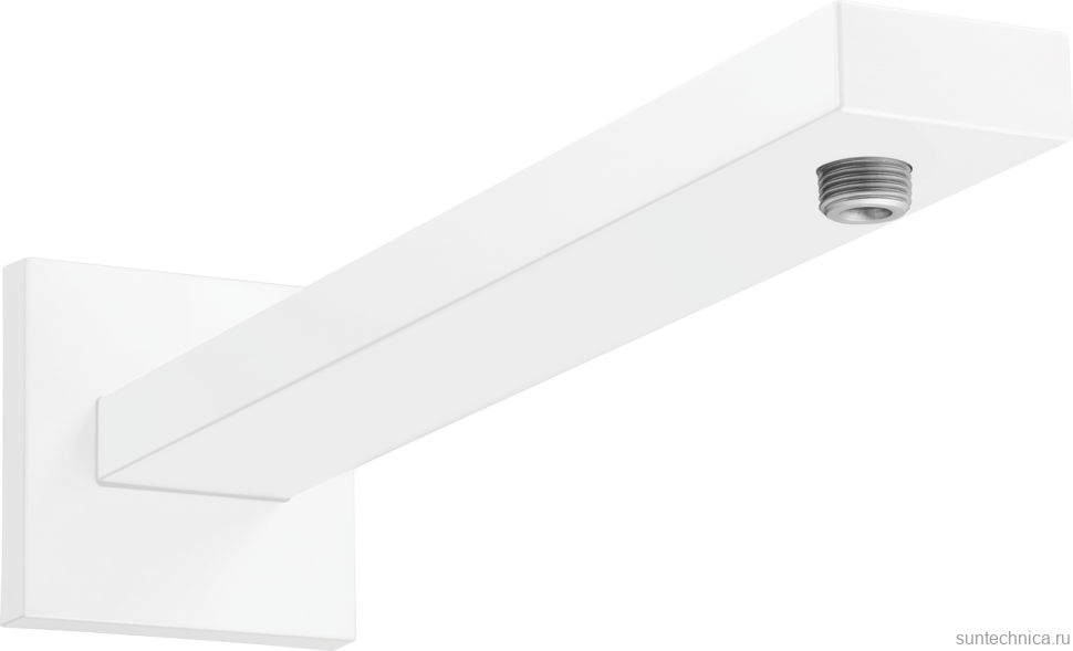 Кронштейн для верхнего душа Hansgrohe Square 27694700 38,9 см, матовый белый