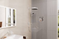Кронштейн для верхнего душа Hansgrohe Square 27694700 38,9 см, матовый белый