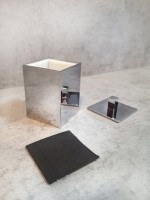 Контейнер AltroBagno Beni aggiuntivi CBJ083001 Cr глянцевый хром, настольный Контейнер AltroBagno Beni aggiuntivi CBJ083001 Cr глянцевый хром, настольный