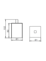 Контейнер AltroBagno Beni aggiuntivi CBJ083001 Cr глянцевый хром, настольный