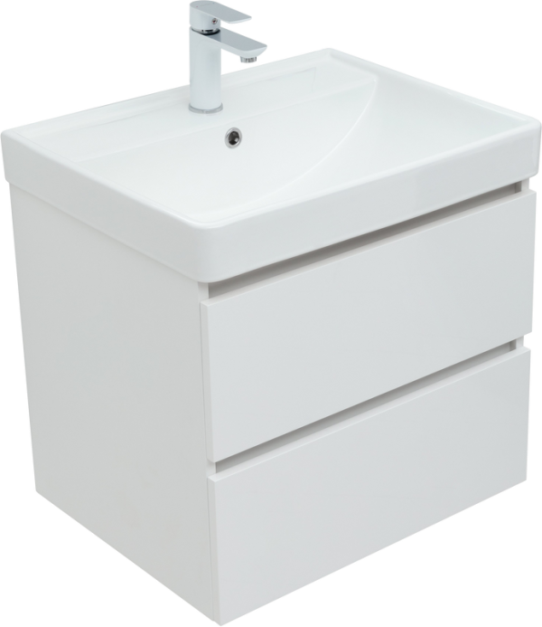 Тумба под раковину Aquanet Вега 60 подвесная