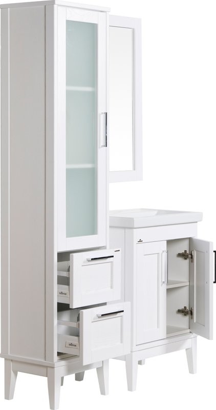 Мебель для ванной комнаты ValenHouse Эйвори 60 белая