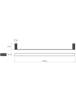 Держатель для полотенец Bemeta Auria 171204020 матовое золото-шампань