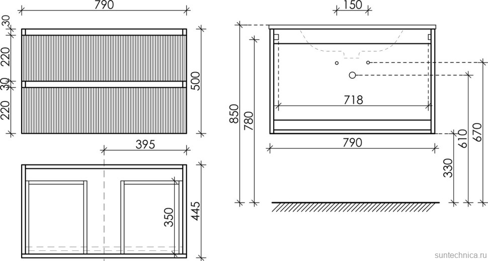 Тумба с раковиной Sancos Snob R 160 beige soft, столешница бежевая TT160A2, раковина CN6052