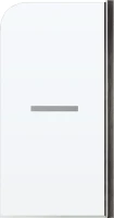 Шторка на ванну Maybahglass MGV-788-5 80x140, профиль матовый хром, стекло прозрачное