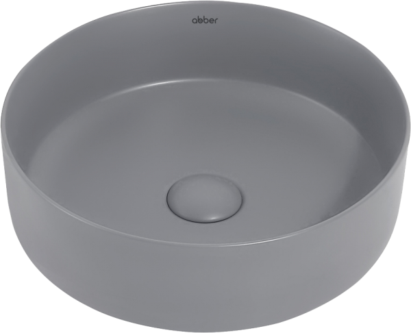 Накладная раковина Abber Bequem AC2108MG матовая серая
