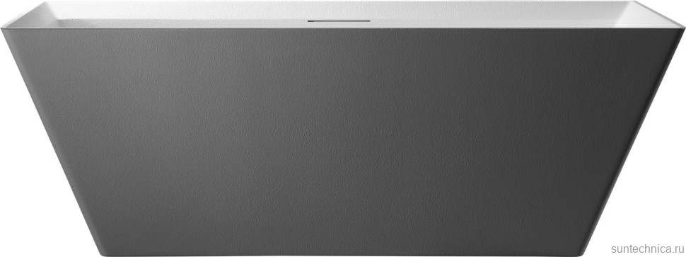 Ванна из искусственного камня AltroBagno Francesca 090105 170x75 см, отдельностоящая, на ножках, с донным клапаном, с подголовником