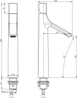 Смеситель для раковины Wonzon & Woghand WW-H1011-MW белый матовый