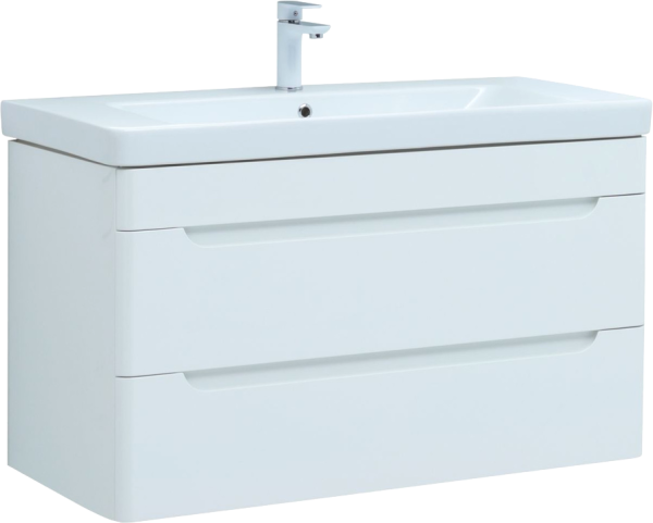 Тумба с раковиной Aquanet София 105 2 ящика