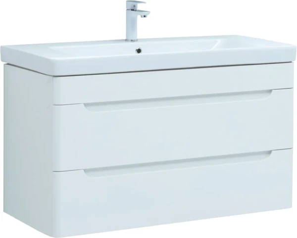 Тумба с раковиной Aquanet София 105 2 ящика
